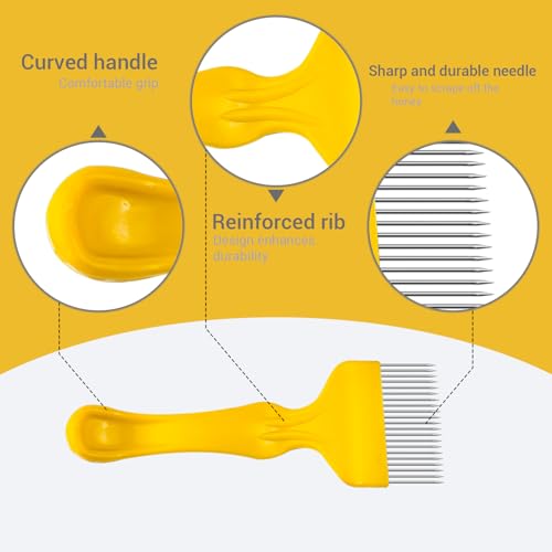 Bee Keeping Uncapping Fork 18 Tines Stainless Steel Bee Keeping Tool Solid