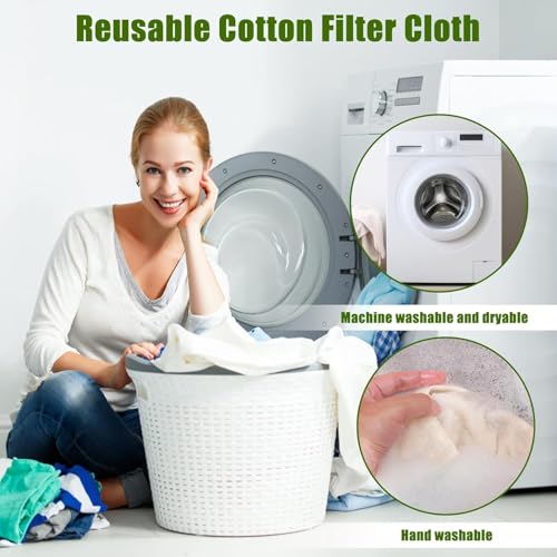 6 PCS Cheese Cloths for Straining, 20x20 Inch Grade 100 Reusable Cheese Cloth, Washable Unbleached Cotton Fine Mesh Cloth Strainer, Muslin Cheesecloth for Nut Milk, Yogurt, Broth with Hemmed Edge