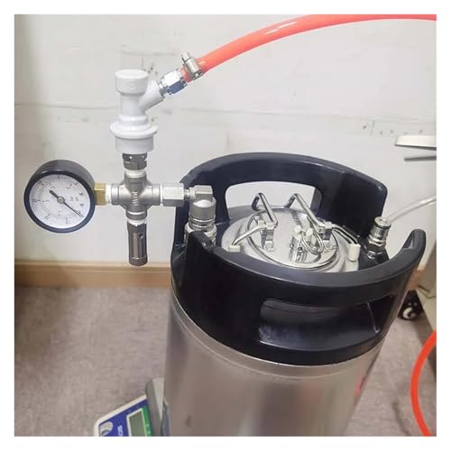 Home Brewing Conical to Corny Keg Pressure Transfer Ball Lock Kit Oxygen Free Closed Pressure Transferring Beer from Fermenter to a Cory Keg Brewing Accessories