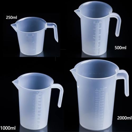 Multi-Purpose Measuring Cup Set - 1/2 Cup BPA-Free Unbreakable Plastic - Stackable Dishwasher Safe - Liquid/Solid Measurement - Kitchen Essential - size: 2-Piece Set (1/2-Cup)