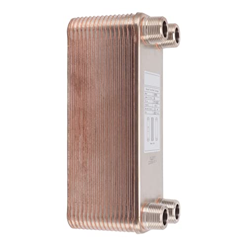aqxreight Stainless Steel Brazed Plate Heat Exchanger Wort Chiller for Beer Water Cooling, aqxreight5ahvyk4zdi