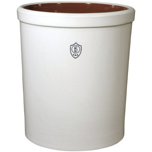 Ohio Stoneware 5 Gallon Fermentation & Preservation Crock - Crock, Lid, Stones