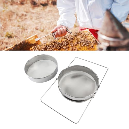 Stainless Steel Honey Filter Beekeeping Double Sieve Strainer 18 Mesh 25 Mesh 304 Apiary Equipment for Beekeepers Professional Tools