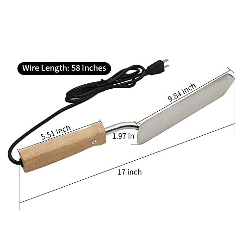 Electric Bee Honey Uncapping Knife Stainless-Steel Constant Temperature Bee Knife Scraper Honey Extractor Beekeeping Equipment Tools