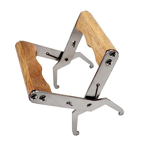 1Pc Stainless Steel Beehive Frame Grip Tool Easy to Use Honeycomb Spleen Lifter Clip for Beekeeping Essential Hive Frame Holder for Inspecting and Moving Bee