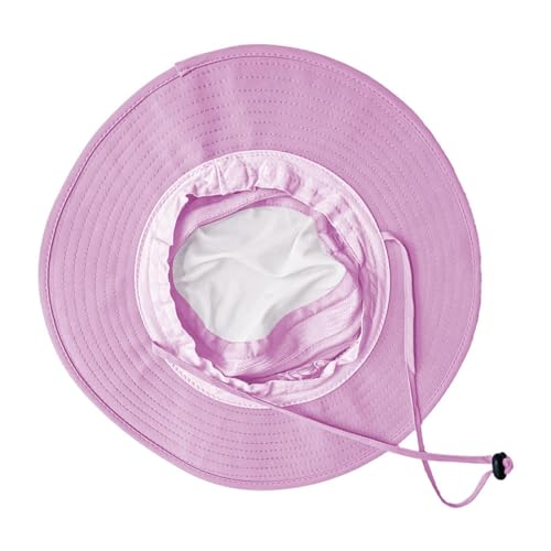 Sun Hats for Men Women Fishing Hat UPF 50+ Breathable Wide Brim Summer UV Protection Hat - color: 1pack-purple