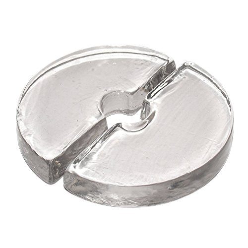 Luna Glass Crock Weights, 6.5" (Patented) - size: 6.5" DIA