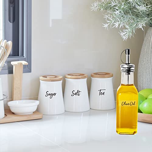 Hebayy 612 Script Pantry Food Labels, Water & Oil Resistant Pantry Label Stickers Food Jar Label for Organization and Storage - style: Style 1