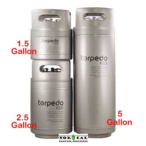 Homebrewers Outpost - KEG428 Slimline Torpedo Keg - 5 Gal