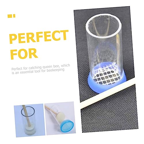 VICASKY Mark Bottle Beekeeping Tool Marking Bottles Decor Cage Beekeeping Marker Beekeeping Kit Beekeeper Accessories Bee Marking Bottle Beekeeper Supplies Plastic-Sponge