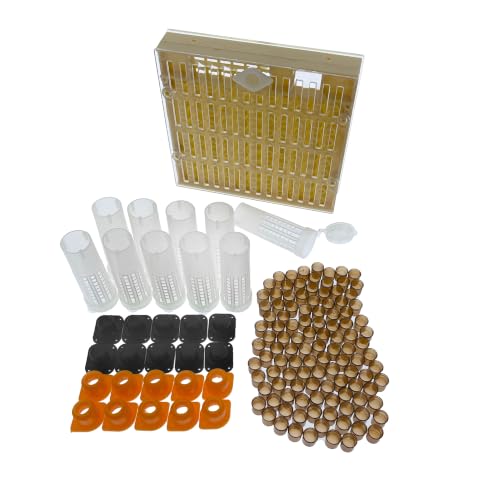 Nicot Queen Bee Rearing Kit, Graft-Free Larvae Rearing System for Easy Queen Bee Raising