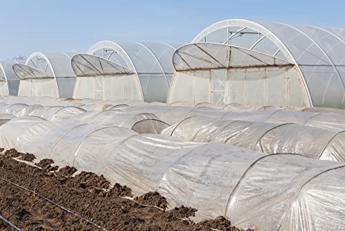 Farm Plastic Supply - Greenhouse Clamp 20 Pack - (3" Long x 3/4" Wide) - White ABS Clamps for Greenhouse, ABS Clips, Greenhouse Clamps for Farming, Gardening, Agriculture - size: 3/4"
