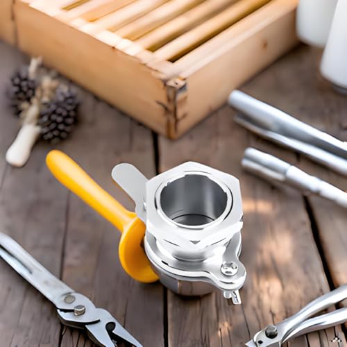 Honey Gate Valve -Honey Tap, Stainless Steel Honey Gate Valve, Gate Honey Bucket Accessories, Controlled Dispensing Extractor with Secure Closure for Efficient Beekeeping Transfer & Bottling