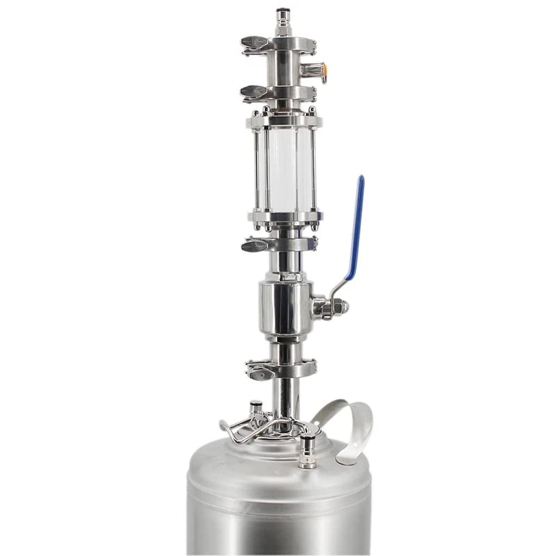 304 stainless steel Cornelius Keg Lid with 1.5'' Tri-clamp Ferrule,NEW Corny Beer Keg Lid 60PSI PRV Food Grade Dry Hopper