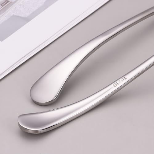 1-Piece Sauce Ladle and 1-Piece Gravy Ladle, 18/10 Stainless Steel, Dishwasher Safe(Silver)