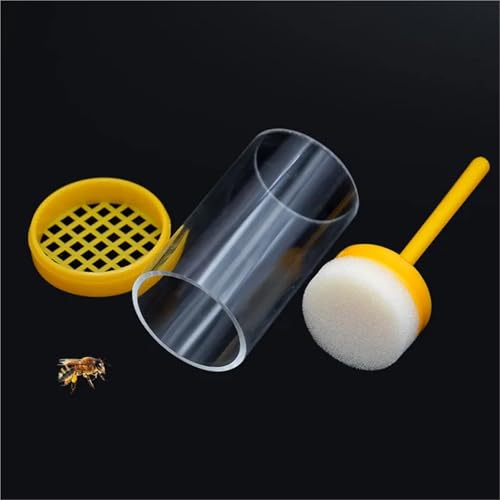 10Pc Bee Queen Marker Bottle Mark Cage Plastic Marking Rearing Label Insect Bees Farm Beekeeping Supplies