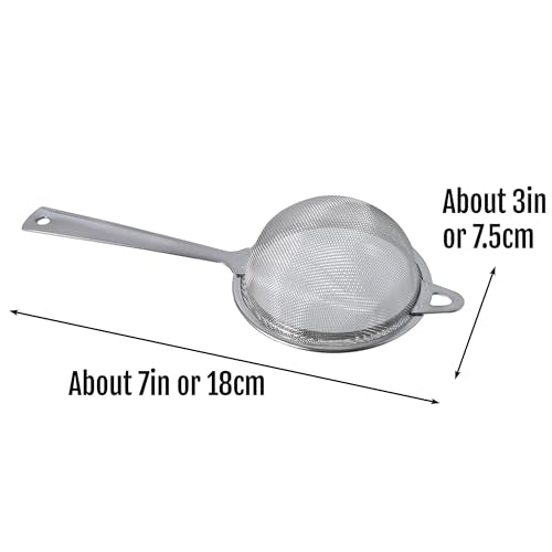 Matcha Sifter | Tea Strainer | Very Fine Mesh | Stainless Steel | Eliminate Clumps In Matcha Green Tea Powder