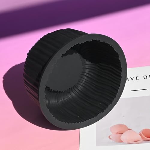 3D Silicone Mold, Cup Shape Non-stick Large Chocolate Baking Tray for Mousse Cake, Dessert, Truffle, Pastry, Jelly, Pudding (H_ Cup) - size: H_ Cup