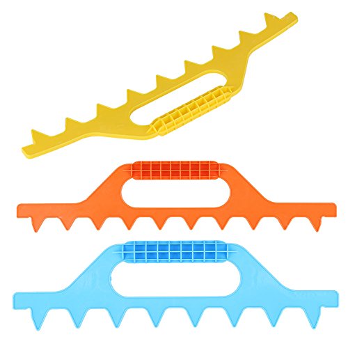Huhushop Plastic Hive Frame Spacer Beehive Spacing Tool Beekeeping Equipment, 7/8/9 Frames(Yellow)