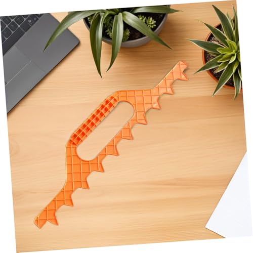 Happyyami Practical Frame Spacer Rake for Beekeeping Supplies Yellow Beehive Tool with Teeth Distance Measurement Tool for All Beekeepers