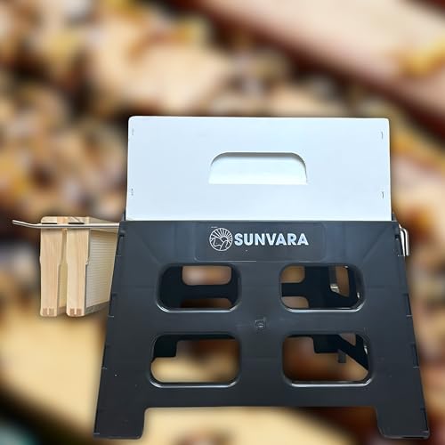 SunVara Bee Hive Stand 10 Frame for Beekeeper Hive Stands Beehive Stand Bee Keeper Hive Stand Beekeeping Frame Rest Ideal for Beehive Support Hive Stands for 10 Frame Hives - size: Pack of 1