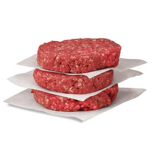P-50-X, 5x4-3/4-Inch Hamburger Patty Papers, Disposable Meat Butcher Paper Sheets, 1000-Piece Pack