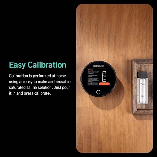 W1 Coffee Water Activity Meter ±0.02 aw Accuracy | Bluetooth sync with CoffeeOS app | 2-min fast reading | Magnetic sample tray | Pocket-sized | for coffee beans