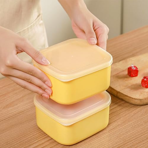 TOPINCN Plastic Cheese Storage Container with Airtight Lid, Food Storage Box for Fridge, Large Capacity Container for Vegetables Fruits and Cheese (L) - size: L