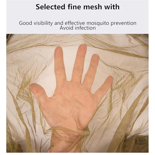 Mosquito Suits For Adult Women Full Body Fly Suit Breathable Jacket Pants Gloves Set for Beekeeping Gardening Camping - size: Large
