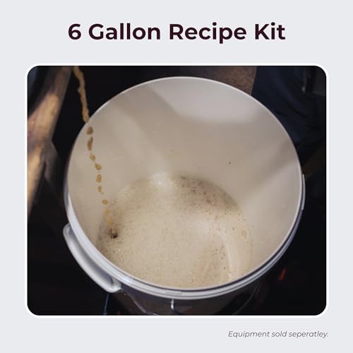 ABC Crafted Series Beer Making Kit | Beer Making Ingredients for Home Brewing | Yields 6 Gallons of Beer | Amber Ale - color: Amber Ale