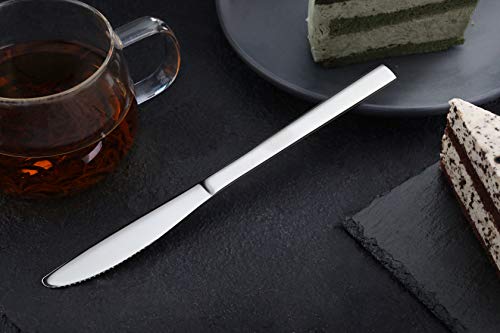 New Star Foodservice Windsor Pattern 18/0 Stainless Steel Dinner Knife, 8.2-Inch, Set of 12, Commercial Grade - size: Windsor Pattern - Dinner Knife (12-Piece)
