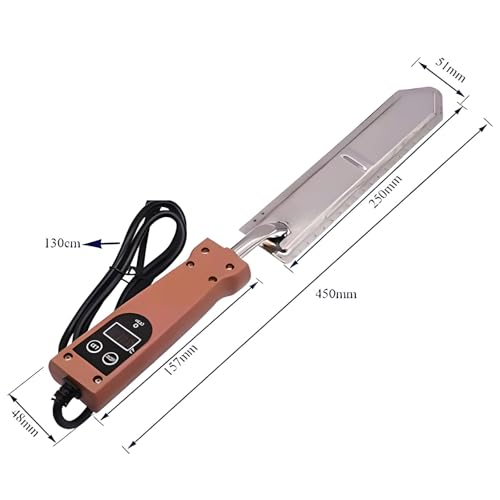 Electric Uncapping Knife with Memory Funct, Stainless Steel Honey Harvesting Tool, Automatic Temperature Control for Effortless Beeswax Cutting, tial Beekeeping Equint for Apiary
