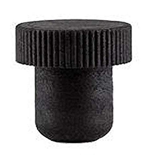 North Mountain Supply TCAB-12 Bar Top Tasting Corks - Synthetic Cork All Black - Bag of 12