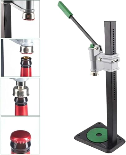Manual Beer Bottle Capping Machine, Bench Bottle Capper, Multi-Purpose Bottle Cap Sealing Capper Tool, Capping Machine, 10pcs/min