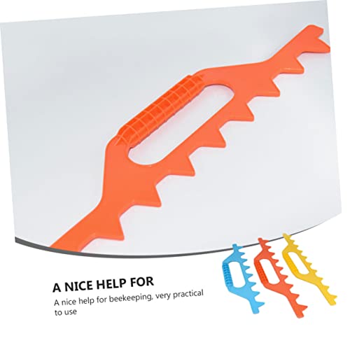 3pcs Beekeeping Spacer Tool Beehive Frame Distance Rake Bee Frames Measurement Tool Plastic Beekeeping Accessories