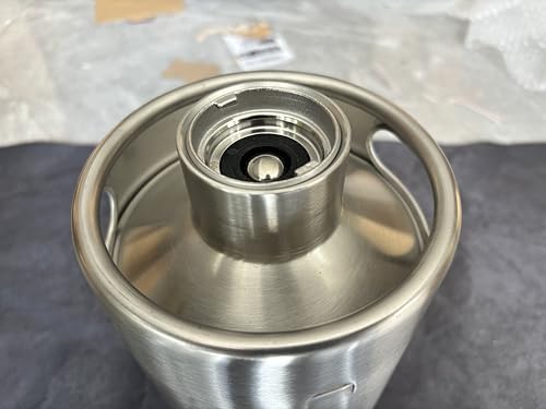 64oz Commercial Beer Keg 2L American Barrel Keg with D System Sankey Valve for Craft and Draft Beer