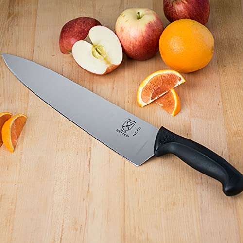 Mercer Culinary M22612 Millennia Black Handle, 12-Inch, Chef's Knife - size: 12", style: Chef's Knife