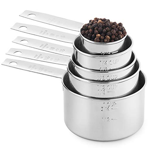Laxinis World Stainless Steel Measuring Cups Set, 1-Pack