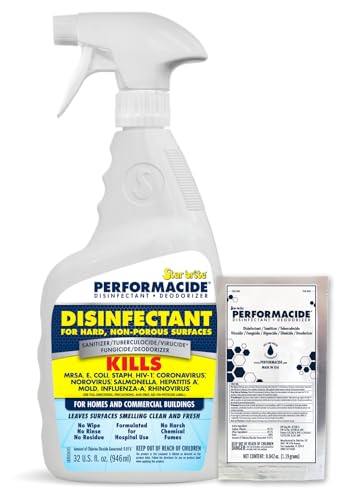 Performacide Disinfectant - Kills COVID-19 Virus in 30 Seconds - No Rinse, No Wipe, No Residue - Just Add Water - 32 OZ. Single Kit (102032) - style: 32 OZ Starter Kit
