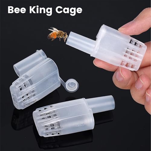 20Pcs Bees Isolator Clips Beekeep Cage Beekeeper Rearing Tools for Home Beekeeping and Bees Captures Beekeep Cage