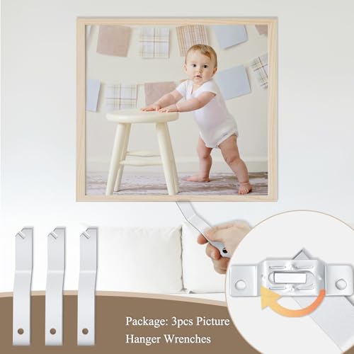 T Security Picture Hanger Wrench T Screw Security Wrench for Picture Security Lock Picture Framing Supplies 3PCS - size: 3 Pieces