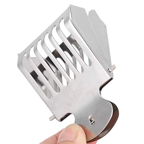 Queen Bee Catcher Clip | 5Pcs Stainless Steel Containment Cage for Beekeeping | Book - Clip Design for Safe Transfer/Observation/Capture | 5 x 7cm Escape Guard