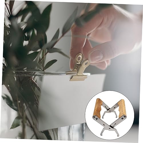 1pc Bee Hive Frame Holder Bee Wooden Handle Comfortable to Hold Spleen Lifter Clip for Beekeeping