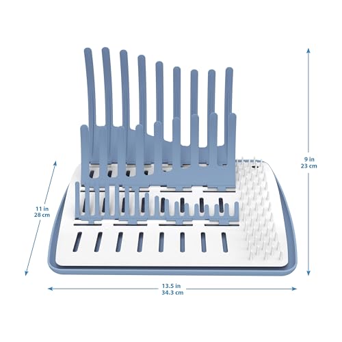 Dr. Brown's Folding Baby Bottle Drying Rack for Easy Storage - Dry Nipples, Pacifiers and Other Baby Essentials, BPA Free - color: Folding Drying Rack