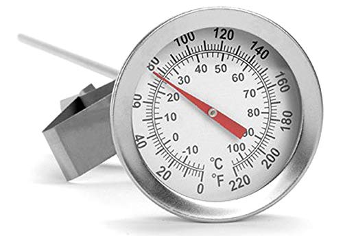 Home Brew Ohio 20 Quart (5 Gallon) Economy Stainless Steel Pot with Big Daddy Dial Thermometer