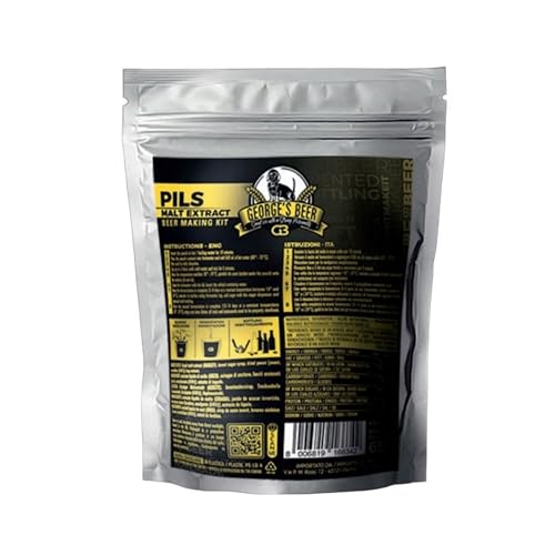 George’s Beer Liquid Malt Extract – Pilsner Refill Kit – Makes 5 Liters (1.32 Gallons) – Yeast Included – Home Craft Beer in 4 Easy Steps – North Mountain Supply - style: Refill - Pilsner
