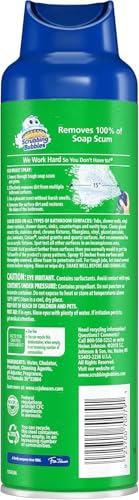 Scrubbing Bubbles Mega Bathroom and Shower Foamer Aerosol, Rainshower Scent, 20oz - size: 20 Ounce (Pack of 1)