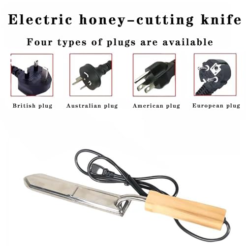 Electric Bee Honey Uncapping Knife Stainless-Steel Constant Temperature Bee Knife Scraper Honey Extractor Beekeeping Equipment Tools