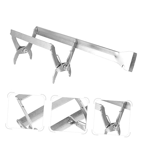 HANABASS Metal Beekeeping Frame Holder Beehive Frame Lifter Spleen Clip Scraper Beekeeping Tool