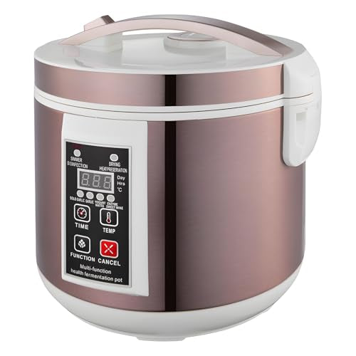 5L Multi-functional Health Fermentation Pot Black Garlic Fermenter 110V Automatic Intelligent Fermenter for Yogurt Enzyme Natto Vinegar Red Wine